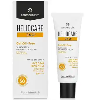 Cutis Heliocare 360 gel oil free spf 50 toque seco oferta