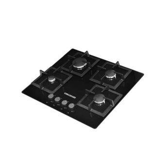 Alfa Estufa de empotrar en vidrio templado de cuatro puestos de 60cm gas natural oferta