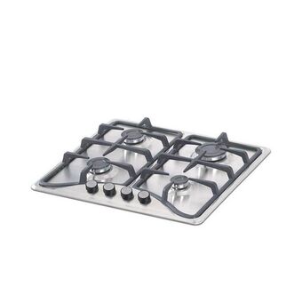 Alfa Estufa de empotrar en acero inoxidable de cuatro puestos de 58.5cm gas natural oferta