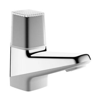 Tienda Cerámica Corona Grifería para lavamanos sencillo solid cristal oferta