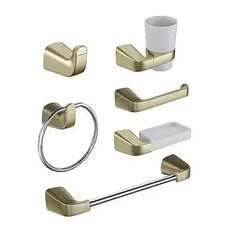 Tienda Cerámica Corona Kit por 6 accesorios cascade sahara oferta