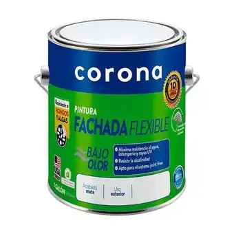 Tienda Cerámica Corona Pintura fachada 1 galón oferta
