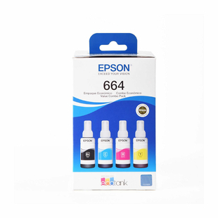 Alkomprar Kit Epson 4 Botellas 664 Color Negro - Cyan-Magenta - Amarillo oferta