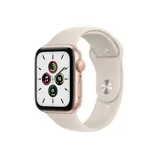 Alkomprar Apple Watch SE GPS de 44 mm Caja de Aluminio en Oro, Correa Deportiva Blanco Estelar oferta