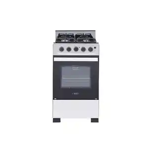 Alkomprar Estufa de Piso HACEB 4 Puestos Gas Natural ROMERO CRISTAL 52 CM GN INOX oferta