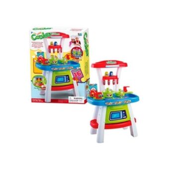 Alkosto Cocina de juguete con accesorios 16 piezas super cool cooker oferta