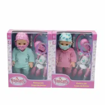 Alkosto Muñeca bebé médica 30 cm fantasy collection oferta