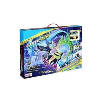 Alkosto Pista de carros de juguete cyber racers raceway maisto oferta