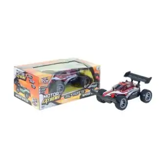 Alkosto Carro de juguete a control remoto motor extreme 1:16 negro/rojo happy line oferta