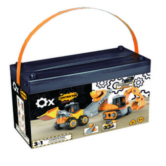 Alkosto Set excavadora y retroexcavadora de juguete ox construction oferta