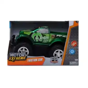 Camión de juguete pick up fricción motor extreme verde 35 cm happy line