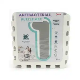 Alkosto Alfombra rompecabezas antibacterial números 1-9 blanco/gris 9 piezas sunta toys oferta