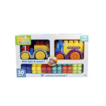 Alkosto Set de carros de juguete con bloques armatodo build me up maxi oferta