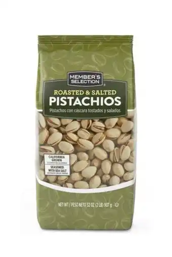 Member's selection pistachos 907 g / 32 oz