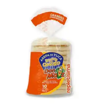 Don maíz arepa de yuca repleta de queso, 10 unidades / 100 g / 3.5 oz