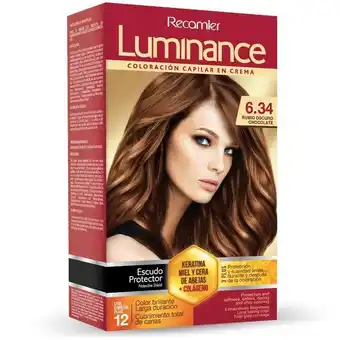 Los Tres Elefantes Tinte luminance kit doble tubo n 6.34 rubio oscuro chocolate oferta