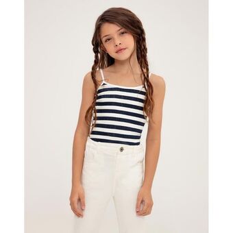 Los Tres Elefantes Camiseta azul rayas niña oferta