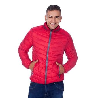 Los Tres Elefantes Chaqueta hombre vinotinto con cremallera oferta