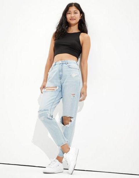 American Eagle Mom jean ae de rotos oferta