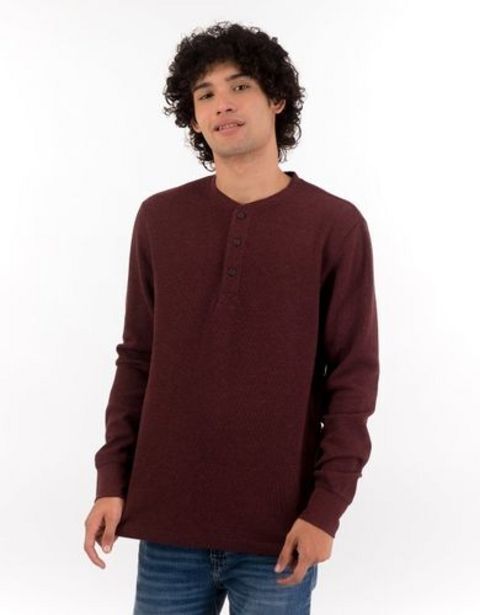 American Eagle Suéter ae termal tipo henley oferta