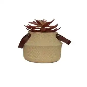 FUN Fábricas Unidas Matera mesa moca c/planta 19x20 oferta