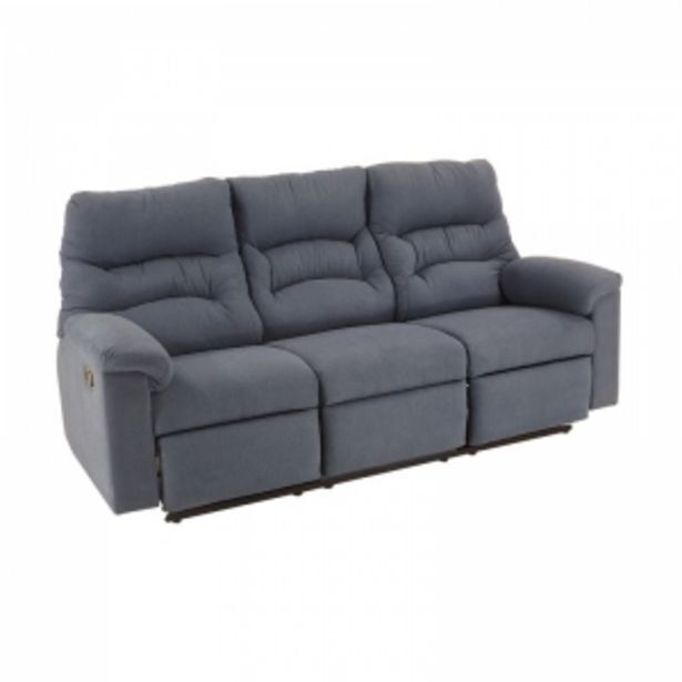 Reclinomatic Sofa reclinable luxury de 3 puestos 2 reclinan electrónico oferta