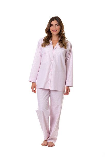 Clonhadas Daniela jacquard flores rosado oferta
