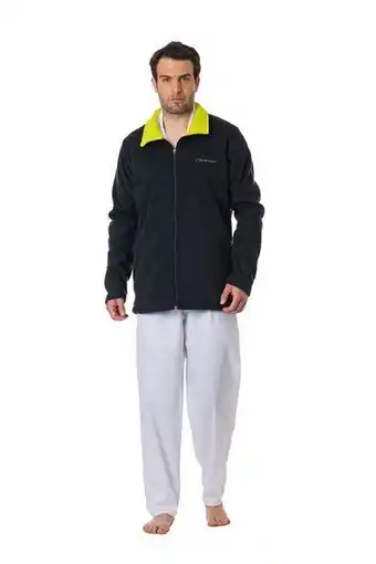 Clonhadas Chaqueta hombre doble fleece negra oferta