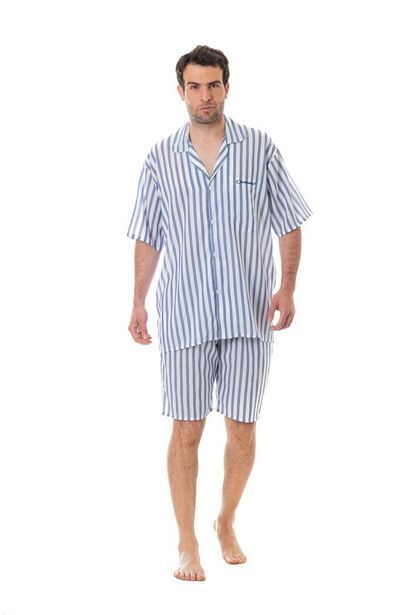 Clonhadas Andy tencel rayas azul banco oferta