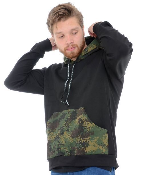 Joystaz Jeans Buzo hombre relaxed negro camuflado oferta