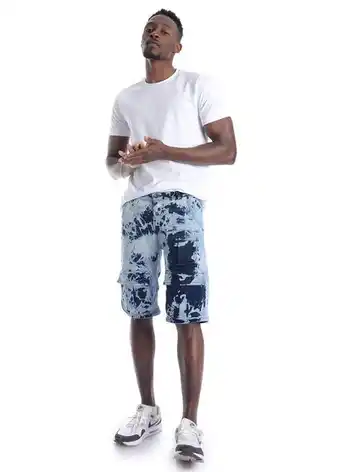 Joystaz Jeans Bermuda hombre cargo tie dye oferta