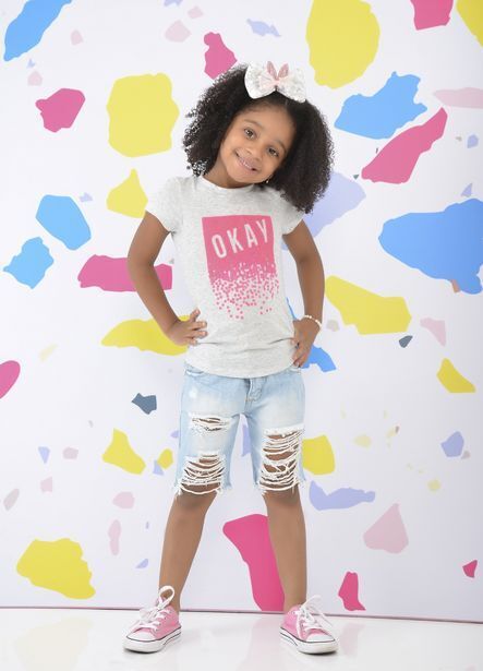 Joystaz Jeans Torero niña denim tono claro con rotos oferta