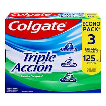 Merqueo Crema dental colgate triple acción x3 125ml oferta