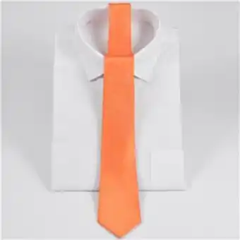 VO5 Corbata masculina estampada en color naranja oferta