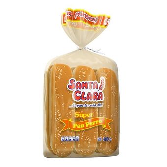 Merqueo Pan perro santa clara 6 und 400 gr oferta