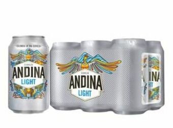Merqueo Cerveza andina light lata six pack oferta