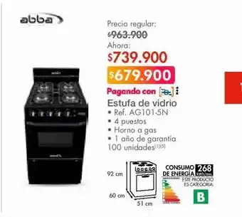 Metro Estufa de vidrio oferta