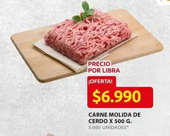 Ara Carne molida de cerdo x 500 g oferta