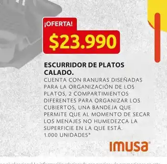 Ara Escurridor de platos calado oferta