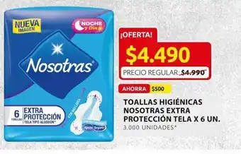 Ara Toallas higiniecas nosotras oferta