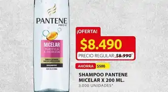 Ara Shampoo pantene micelar 200 ml oferta
