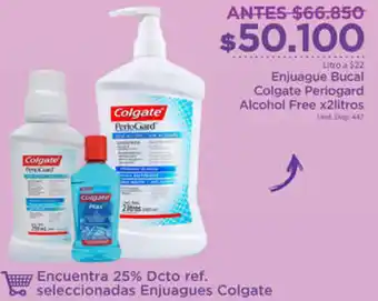 FarmaTodo Enjuague Bucal Colgate Periogard Alcohol Free x 2L oferta