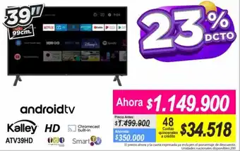 Alkomprar Kallet ATV39HD Android TV 39" oferta