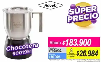 Alkomprar Haceb Chocotera 9001951 oferta