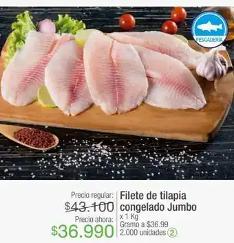 Jumbo Filete de tilapia congelado jumbo oferta