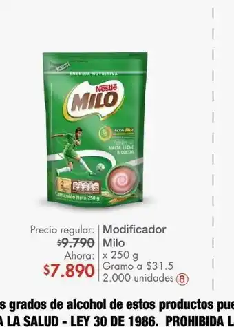 Metro Milo nestlé oferta