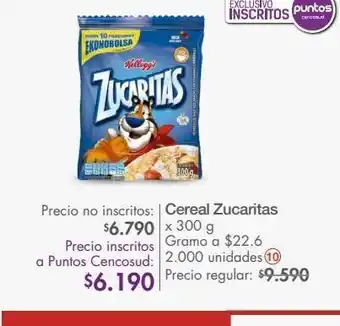 Metro Cereales zucaritas oferta