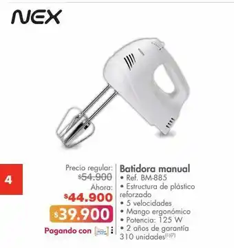 Metro Batidora de mano nex oferta