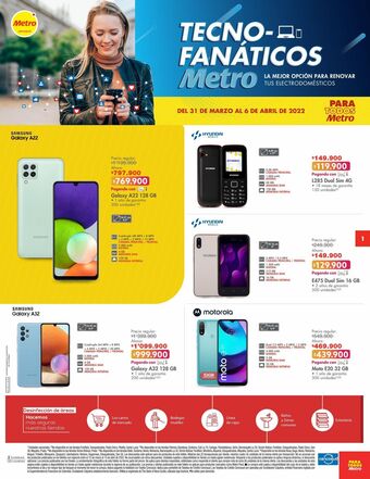 Metro Celulares samsung oferta
