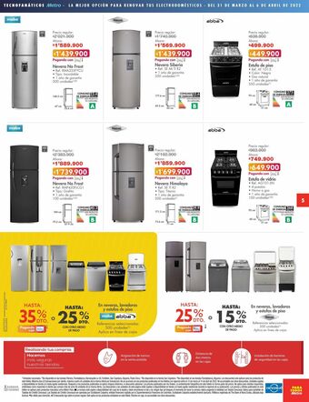 Metro Nevera mabe oferta